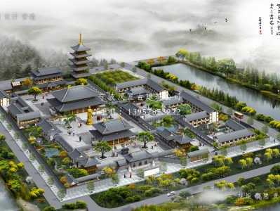 仙游寺庙建筑总体规划方案