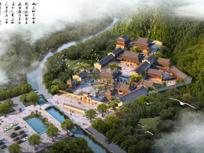 仙游资教寺总体建筑规划方案图
